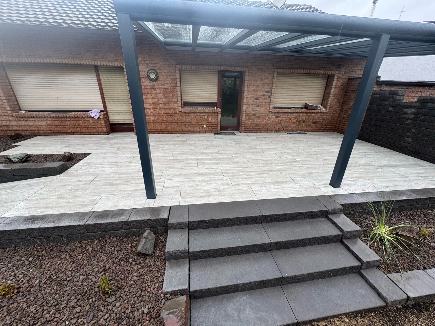 Nach Gartengestaltung durch Galabau Christoph Bollig