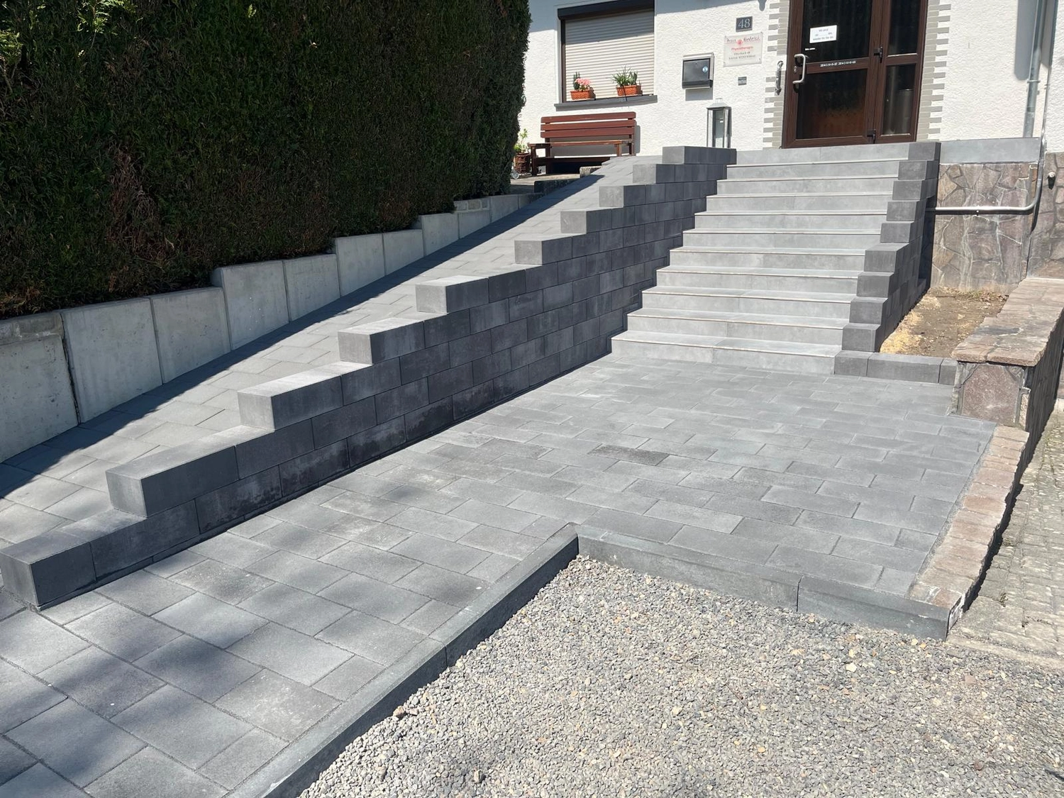 Stufenbau von Galabau Christoph Bollig